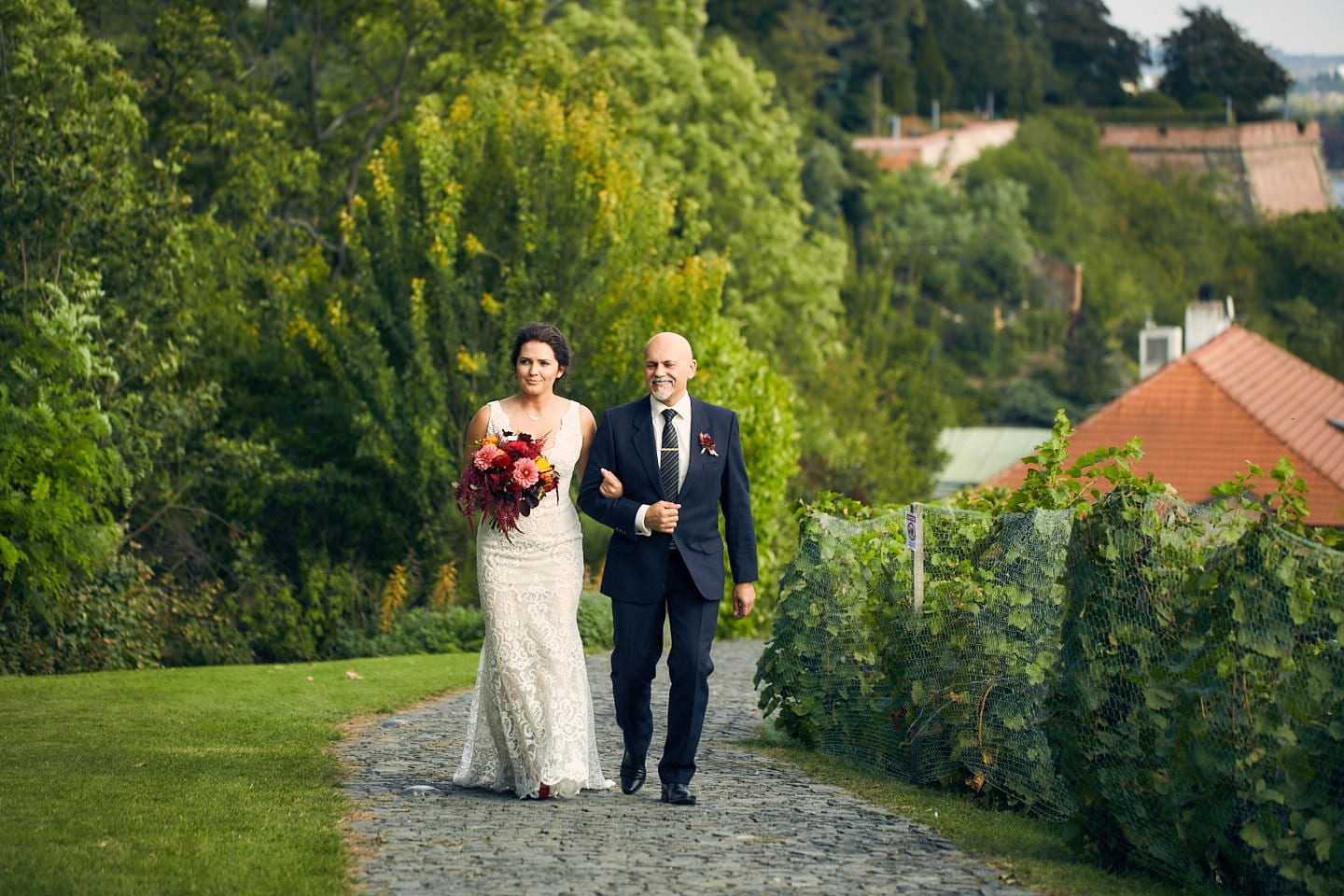 Svatba ve Villa Richter Oli a Petra na konci babího léta