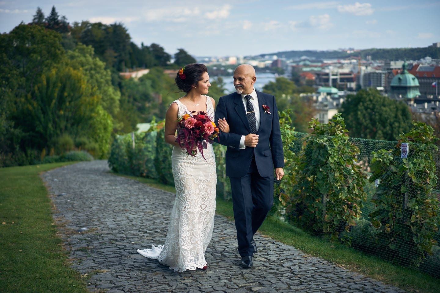 Svatba ve Villa Richter Oli a Petra na konci babího léta