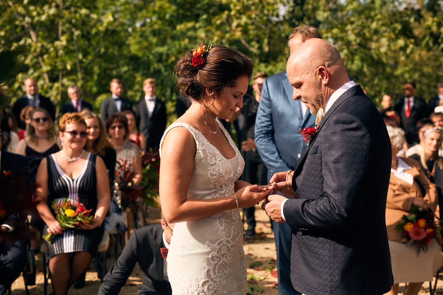 Svatba ve Villa Richter Oli a Petra na konci babího léta