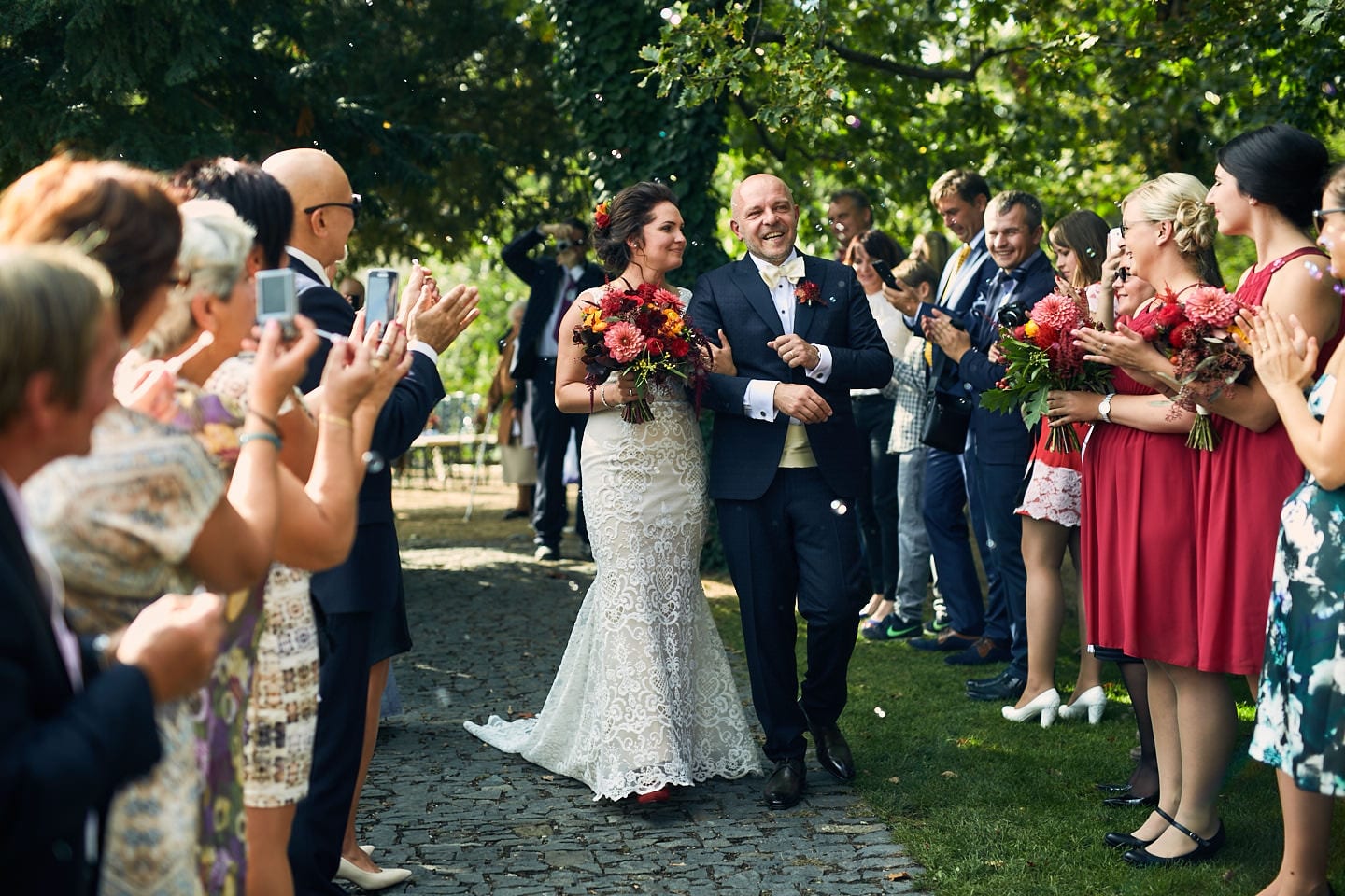 Svatba ve Villa Richter Oli a Petra na konci babího léta