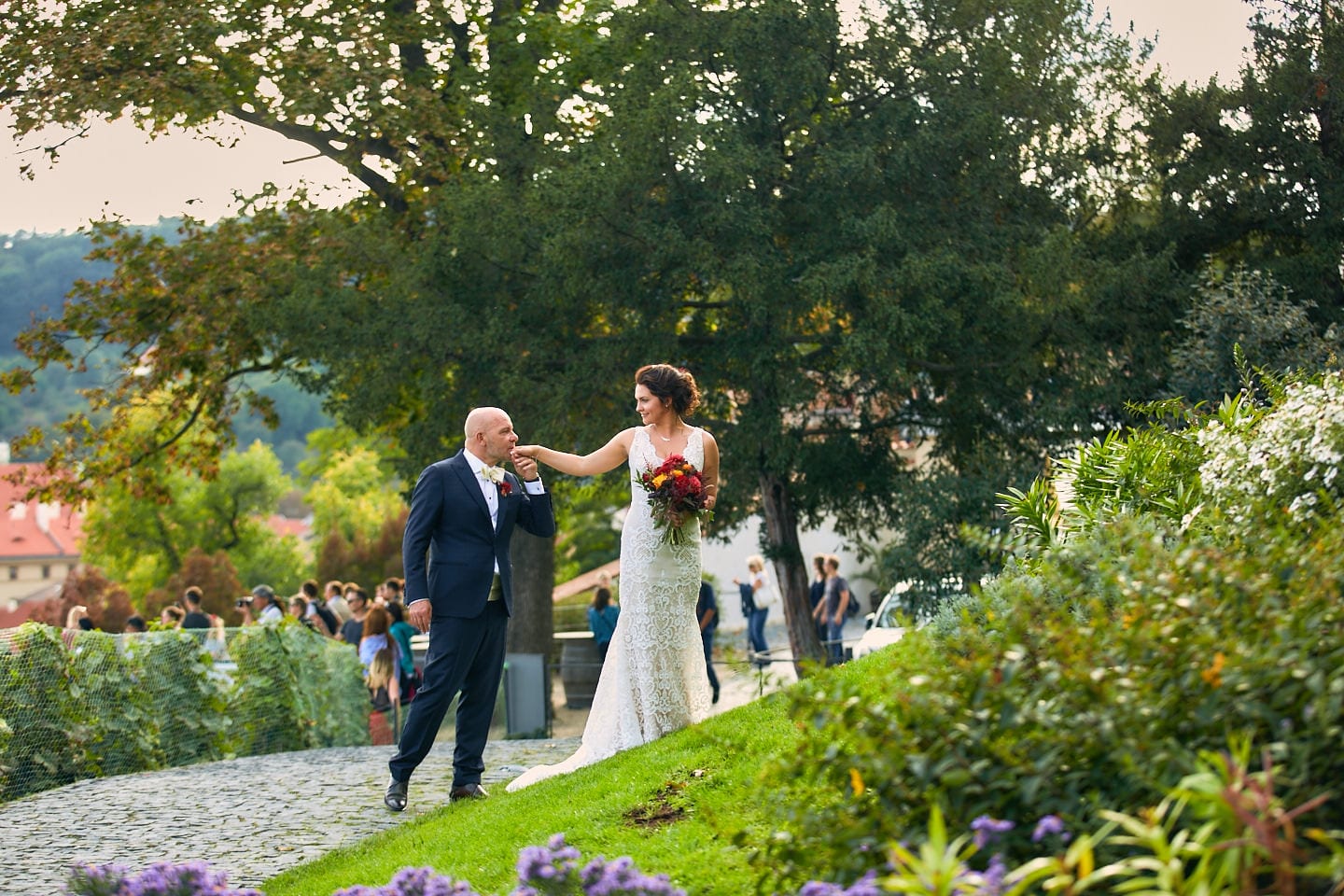Svatba ve Villa Richter Oli a Petra na konci babího léta