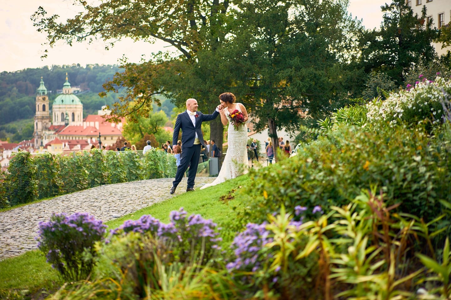 Svatba ve Villa Richter Oli a Petra na konci babího léta