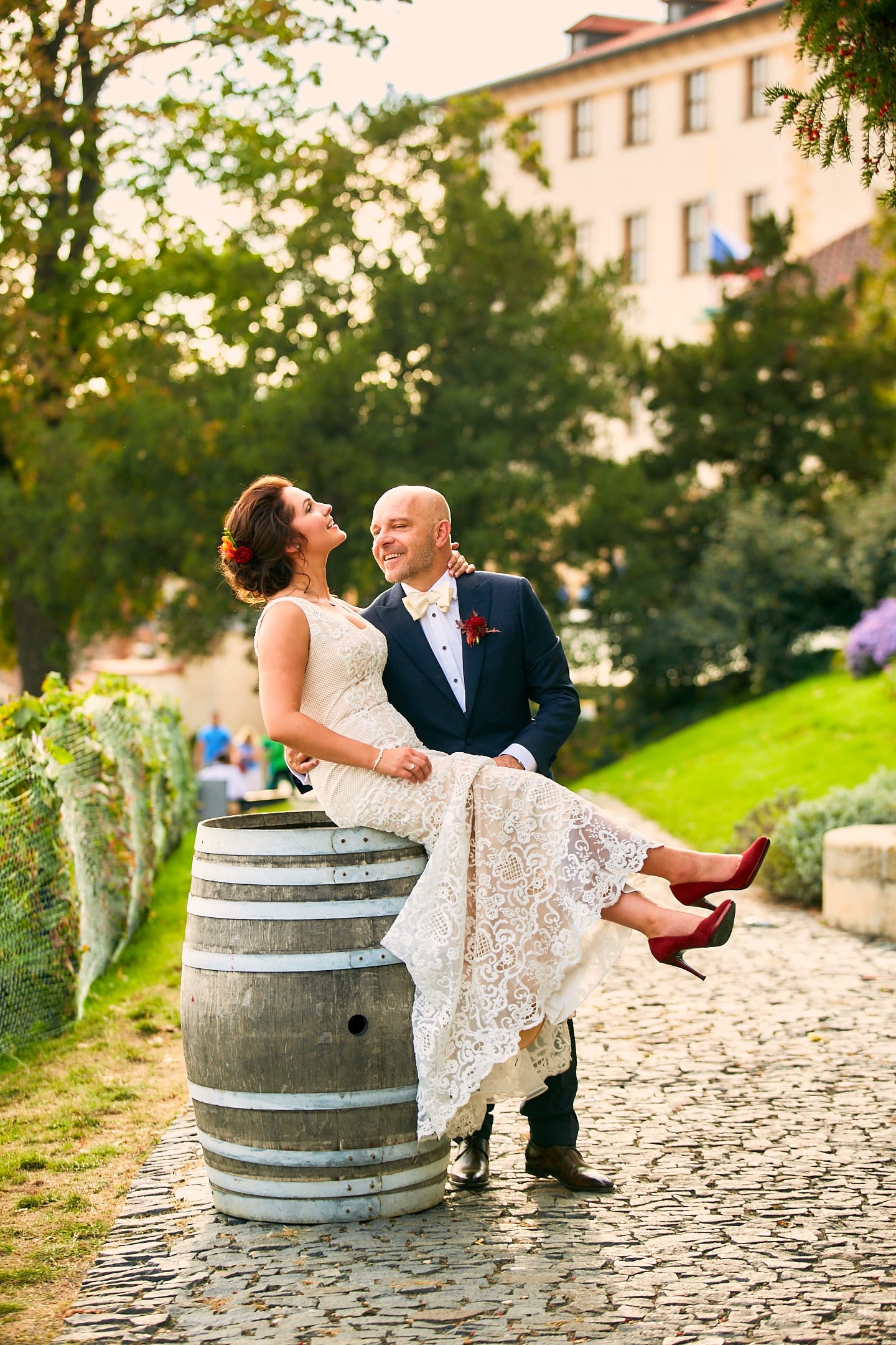 Svatba ve Villa Richter Oli a Petra na konci babího léta