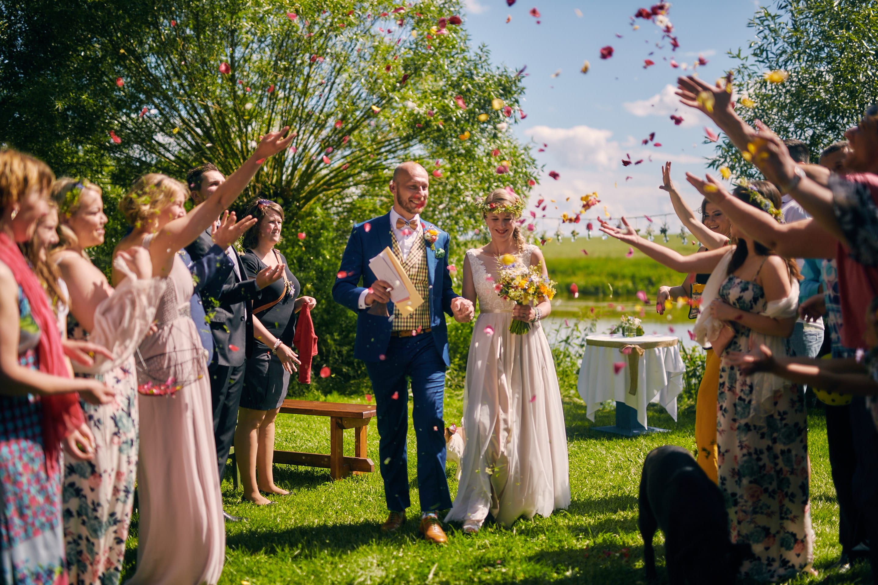 Boho Svatba Petry a Marka z jižních čech