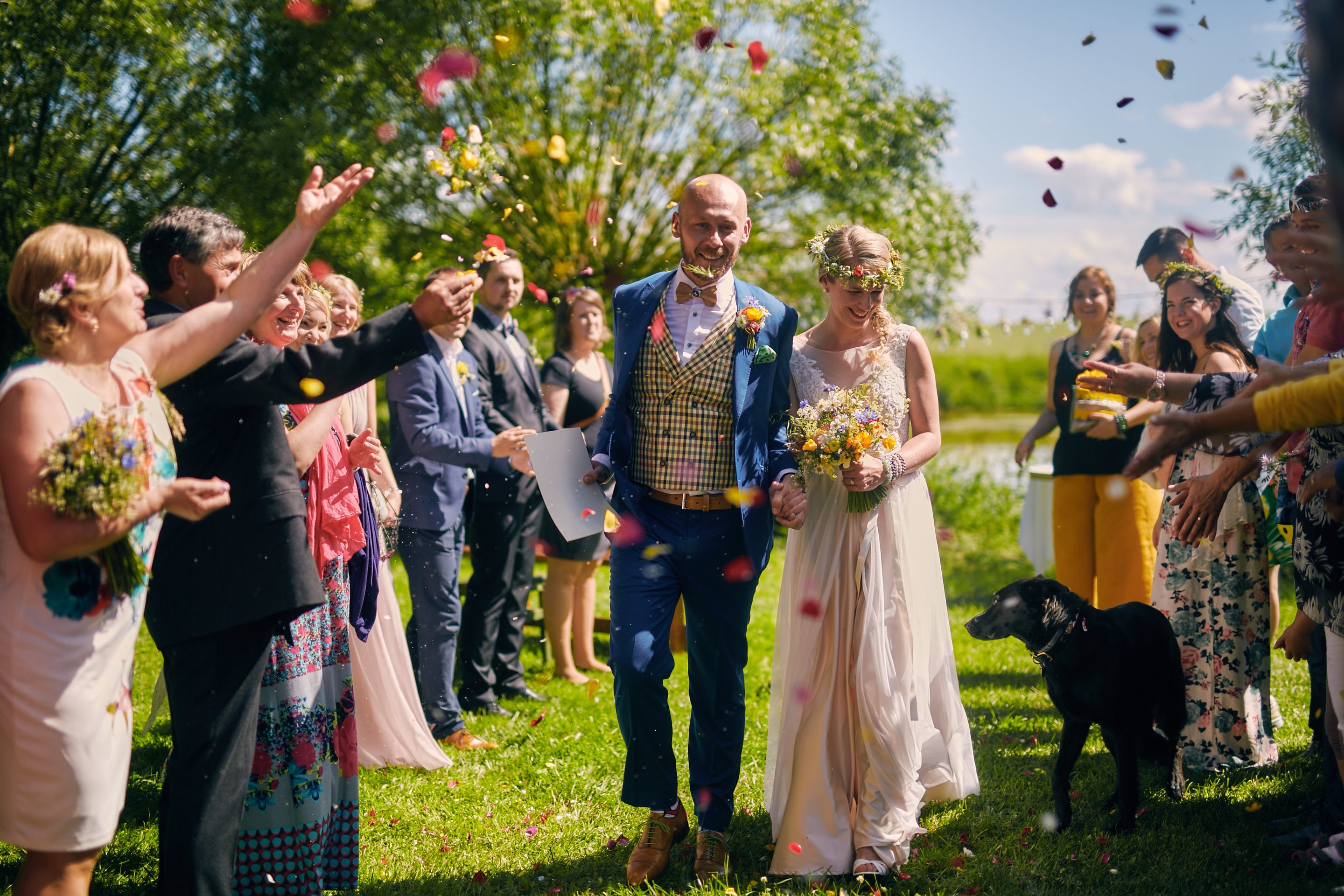 Boho Svatba Petry a Marka z jižních čech