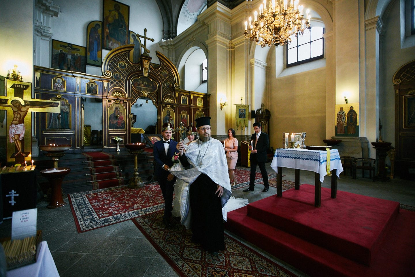 Pravoslavná svatba v Chrámu svatých Cyrila a Metoděje