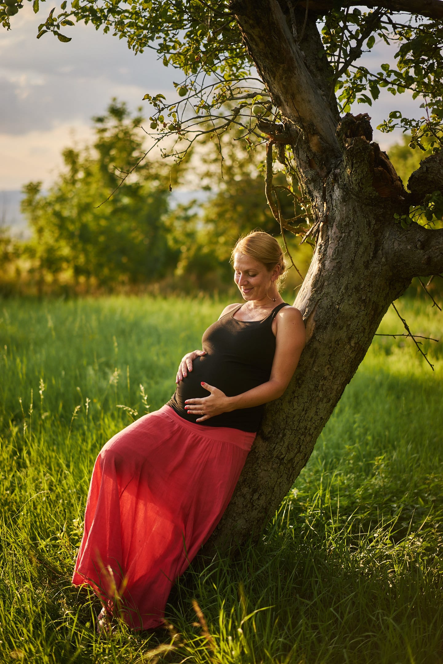 Těhotenské fotografie Kristýna a Jiří