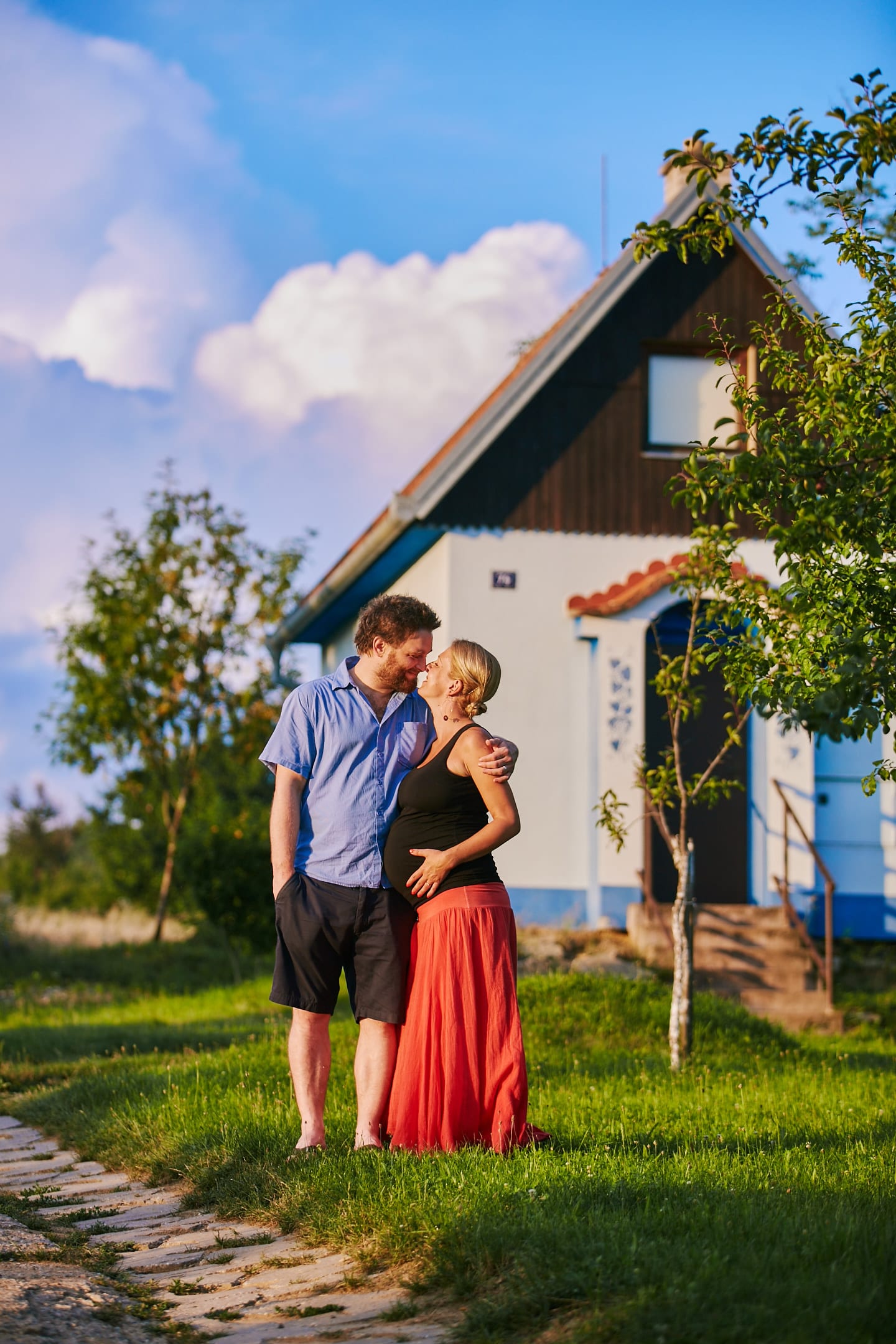 Těhotenské fotografie Kristýna a Jiří
