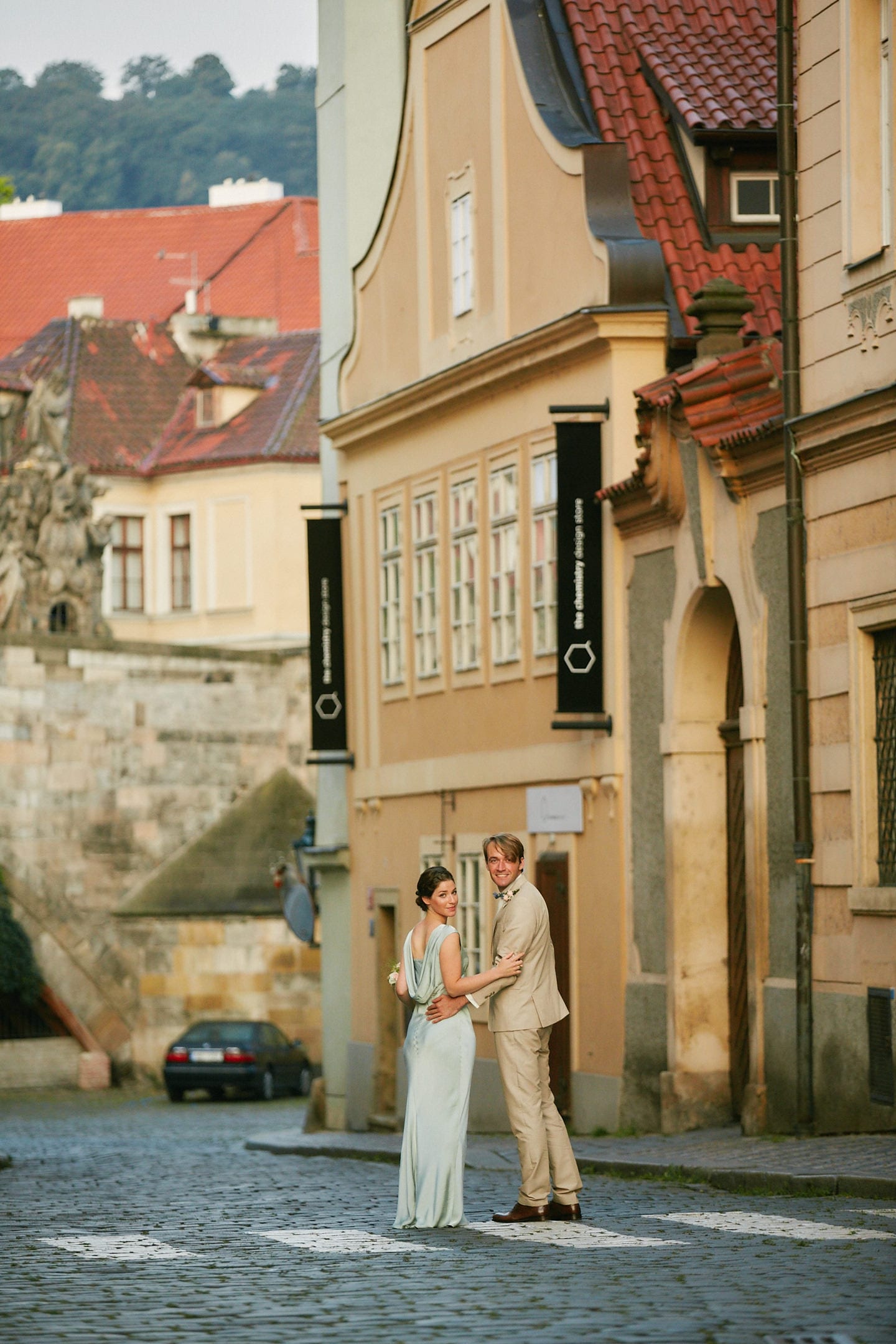 Svatba Evy a Štěpána ve Villa Richter pod Pražským hradem