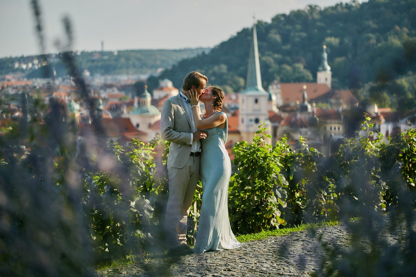 Svatba Evy a Štěpána ve Villa Richter pod Pražským hradem