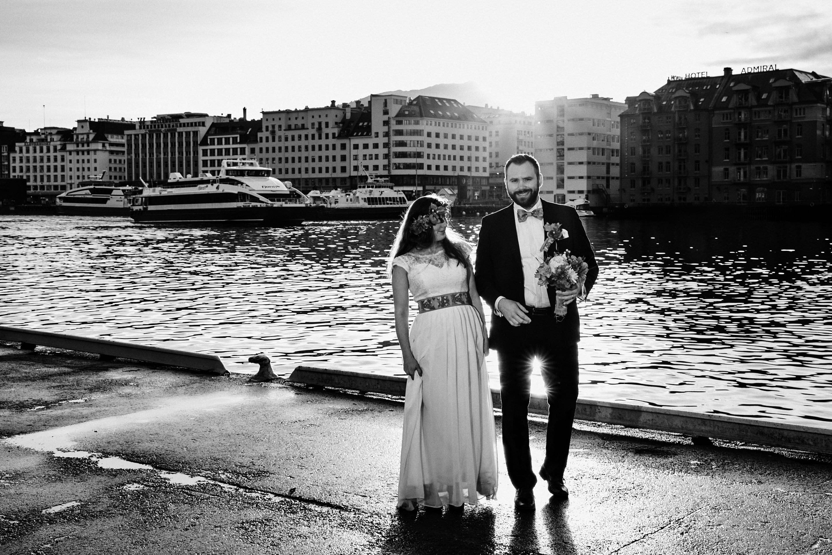 Norská svatba Dany a Thomase v Bergenu