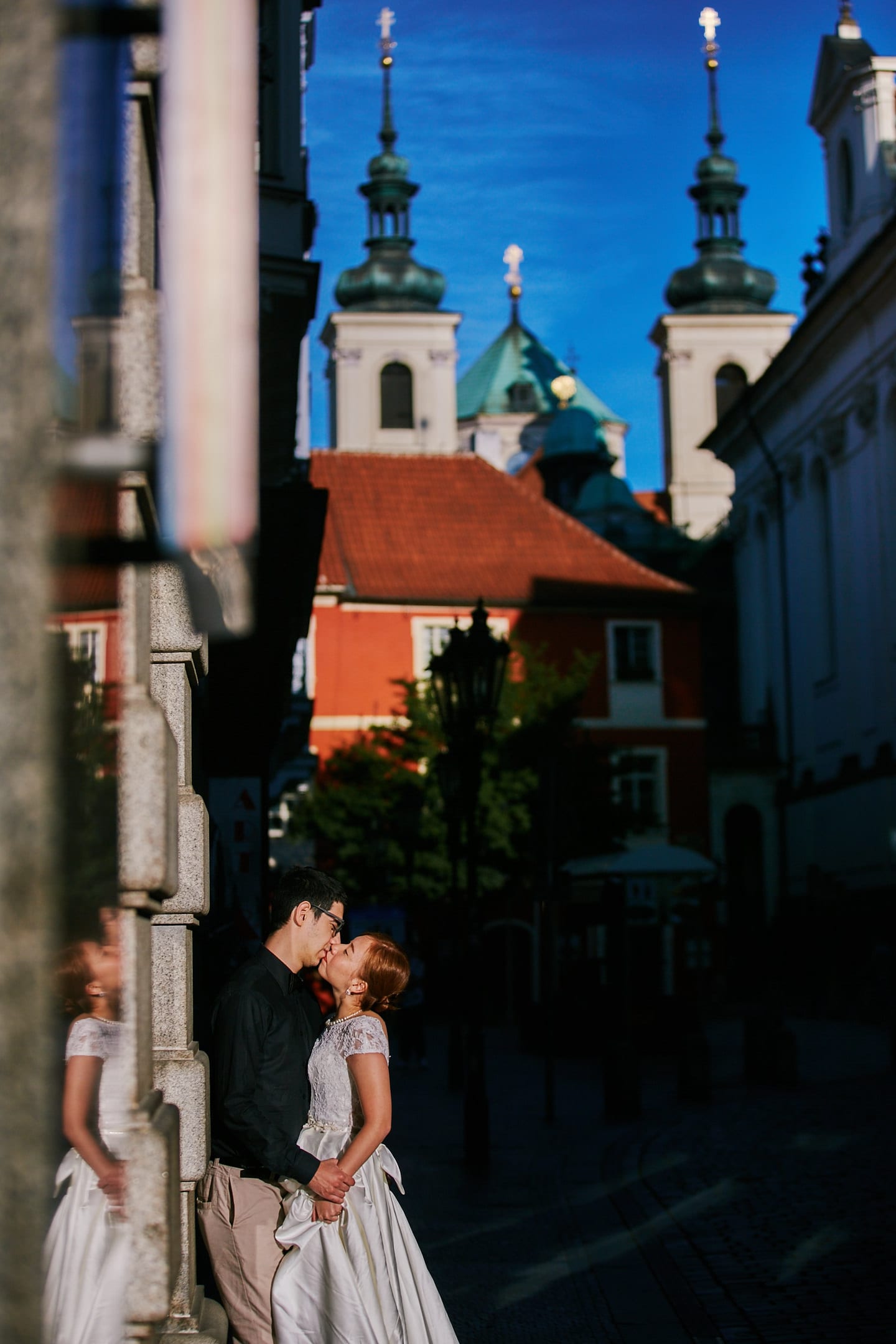 Předsvatební fotky z ranní Prahy